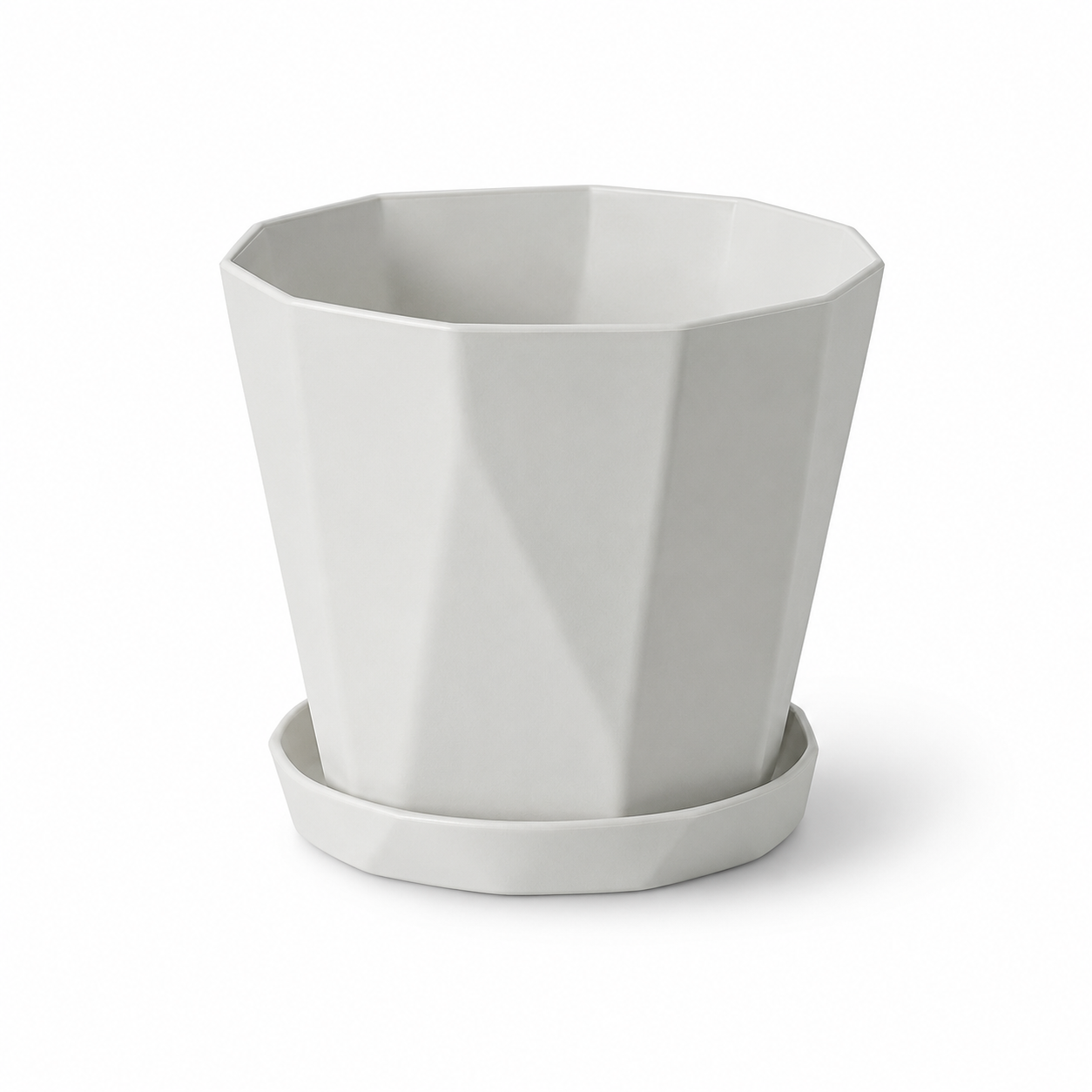 LEAFerPot™ Edged Pflanztopf mit Bewässerungseinsatz & Untersetzer