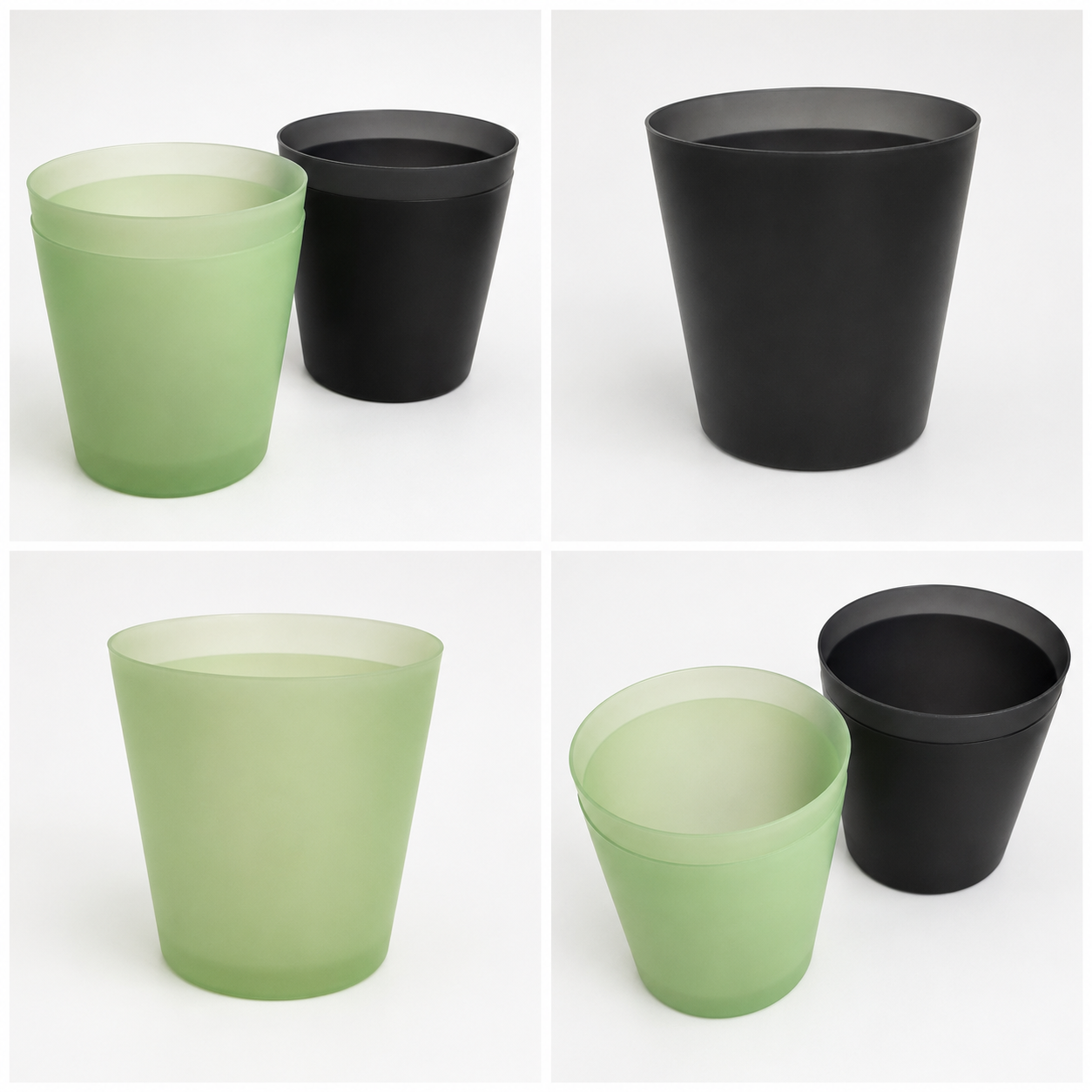 LEAFerPot Clear – leicht transparenter Pflanztopf