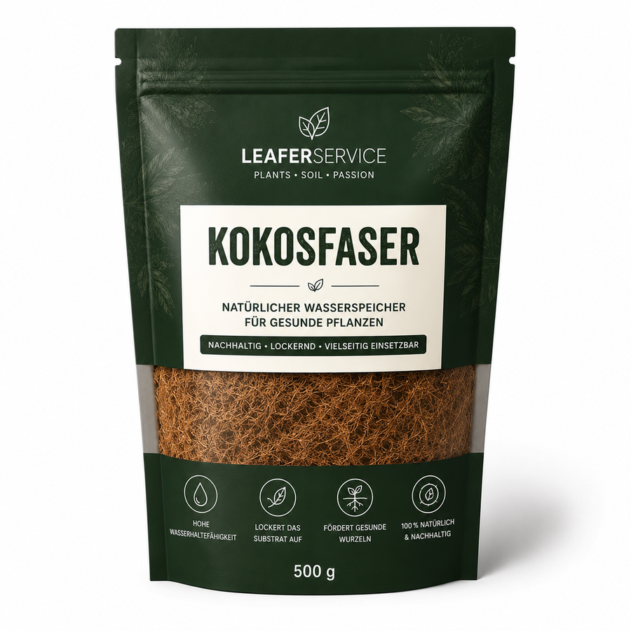 Kokosfasern als lockere organische Substratkomponente