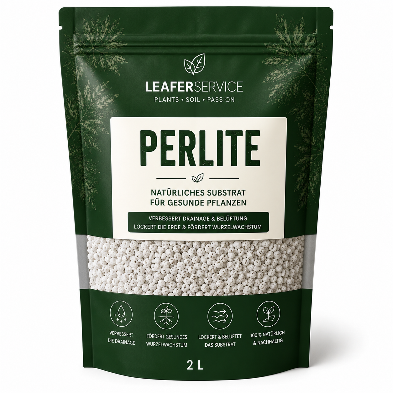 Perlite für luftige und drainagestarke Pflanzsubstrate