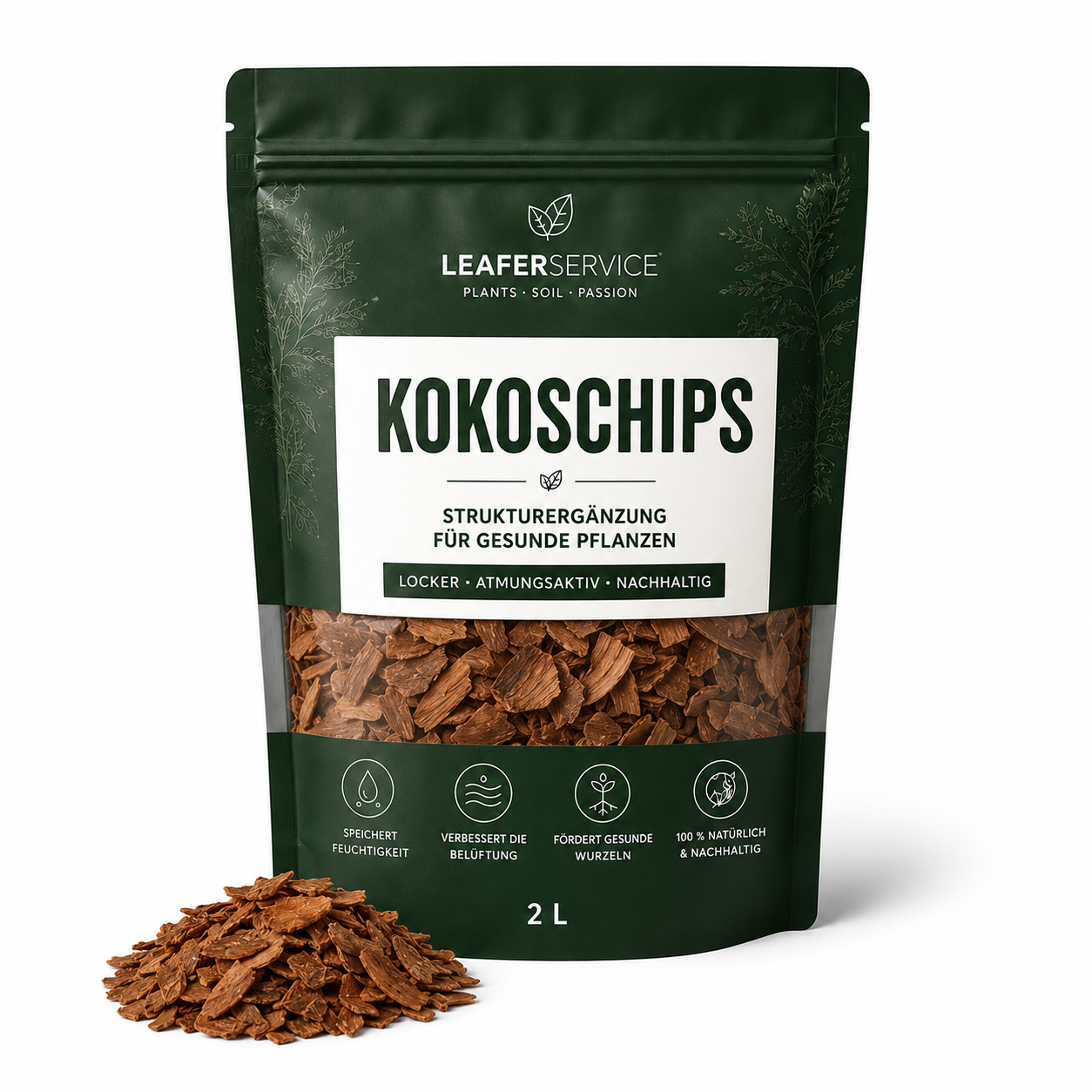 LEAFers Premium Substratzusatz - Kokos Chips